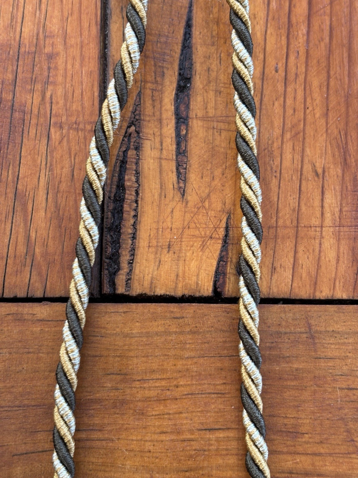 Brown and Gold 4 1/2″ Tassel Curtain Tie Backs Set of 2