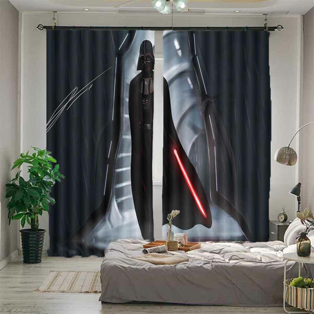Great Knight In Armor 3D Blockout Photo Print Curtain Fabric Curtains Window