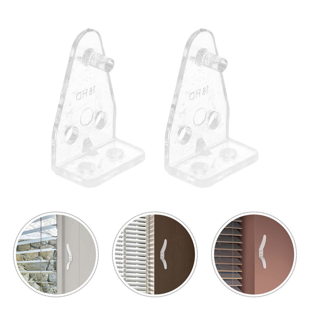 16pcs Hold Down Brackets: Door Blinds Bottom Bracket – Bottom Rail Hold Clips