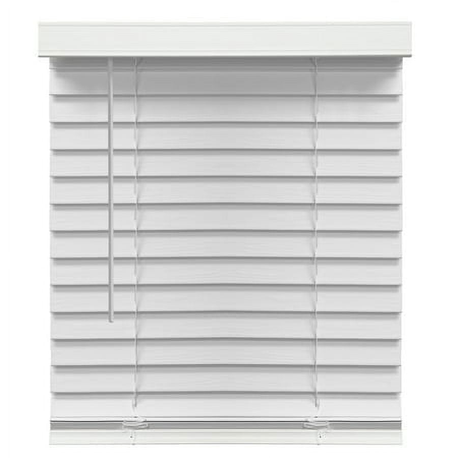 Richfield Studios 2″ Cordless Faux Wood Blinds, White
