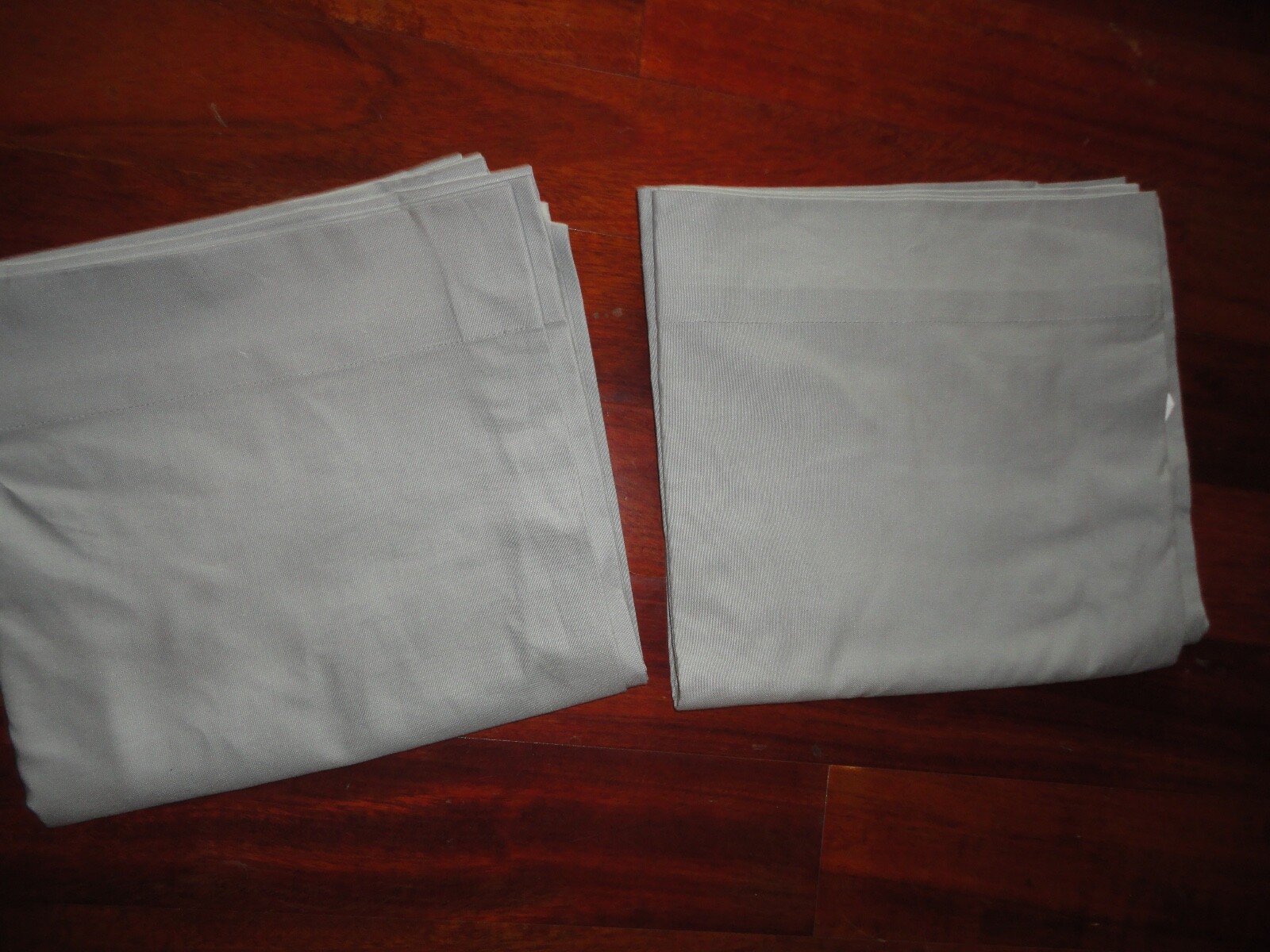 TOMMY HILFIGER LIGHT-MEDIUM GRAY (PAIR) UNLINED WINDOW PANELS 48 X 94