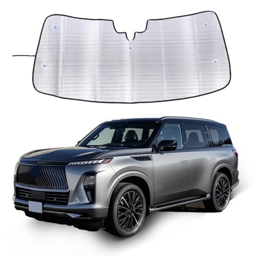Windshield Sun Shade Compatible with Infiniti QX80, Front for Infiniti QX80