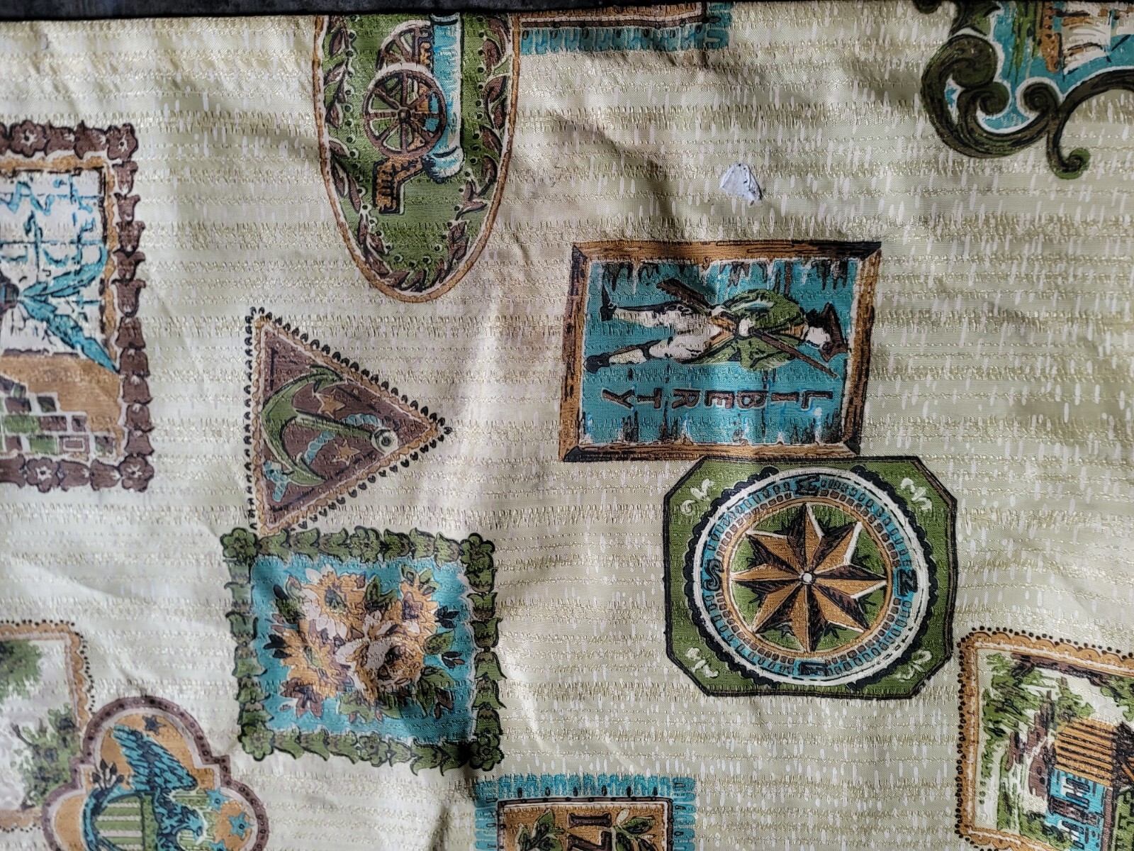 3 Curtain Panels United States Americana 1776 Theme 84″ Length