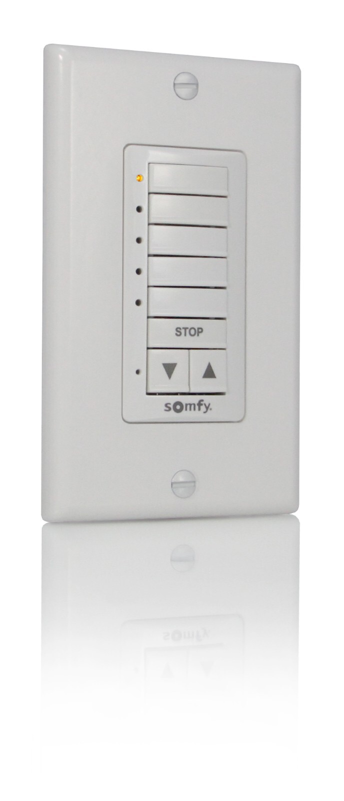 Somfy DecoFlex WireFree RTS 5 Channel Switch-WHITE 1810813- SOMFY OPEN BOX DEALS