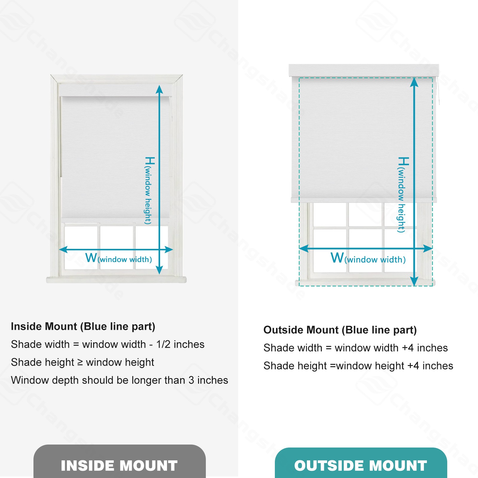 Changshade Smart Blackout Zebra Roller Blinds with Remote Control Automatic