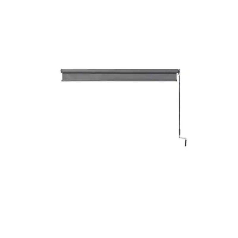 Exterior Roller Shade Cordless UV Blocking Fade Resistant Fabric 120 W X 72 In L