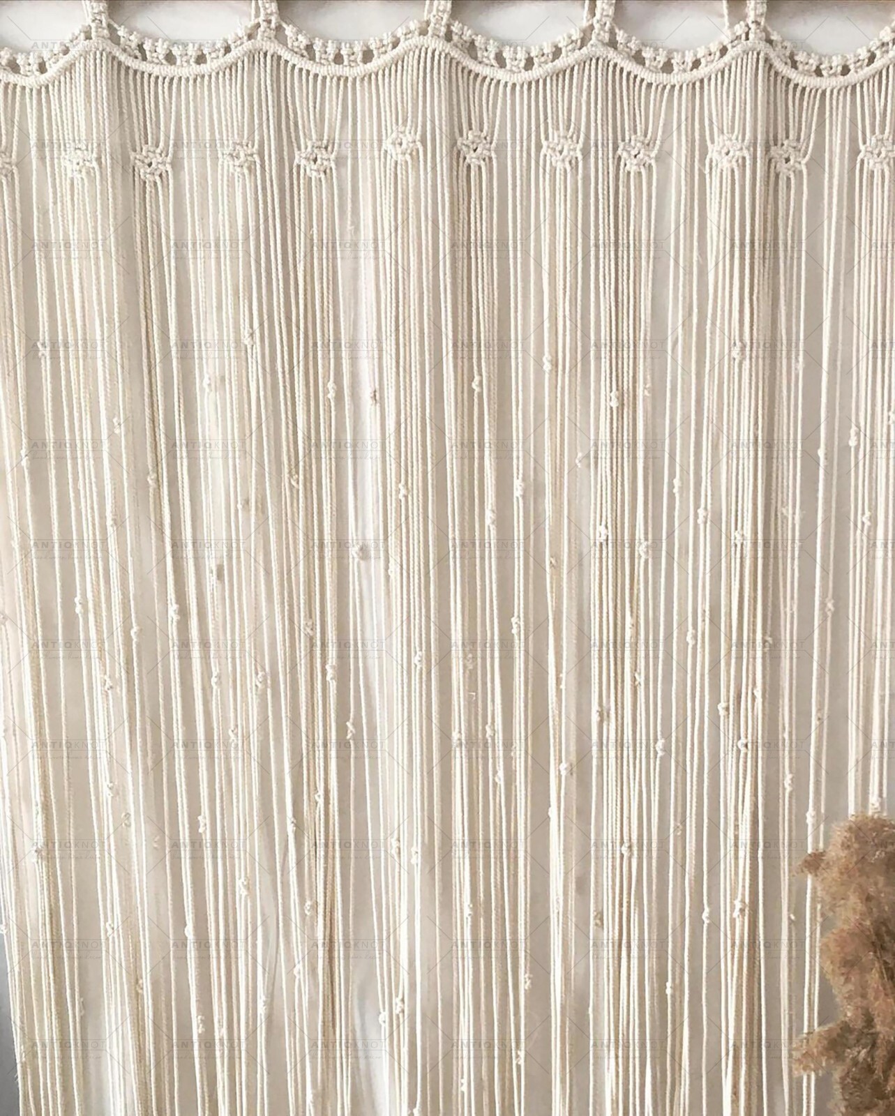 Macrame Door Curtain | large Wedding Backdrop | Large Tapestry | Window curtain