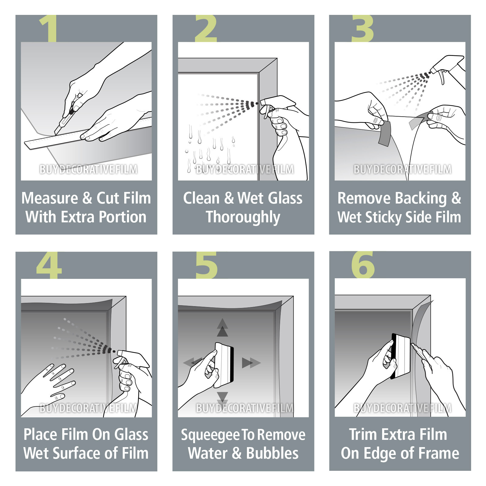 BDF BLKT Window Film Blackout Privacy