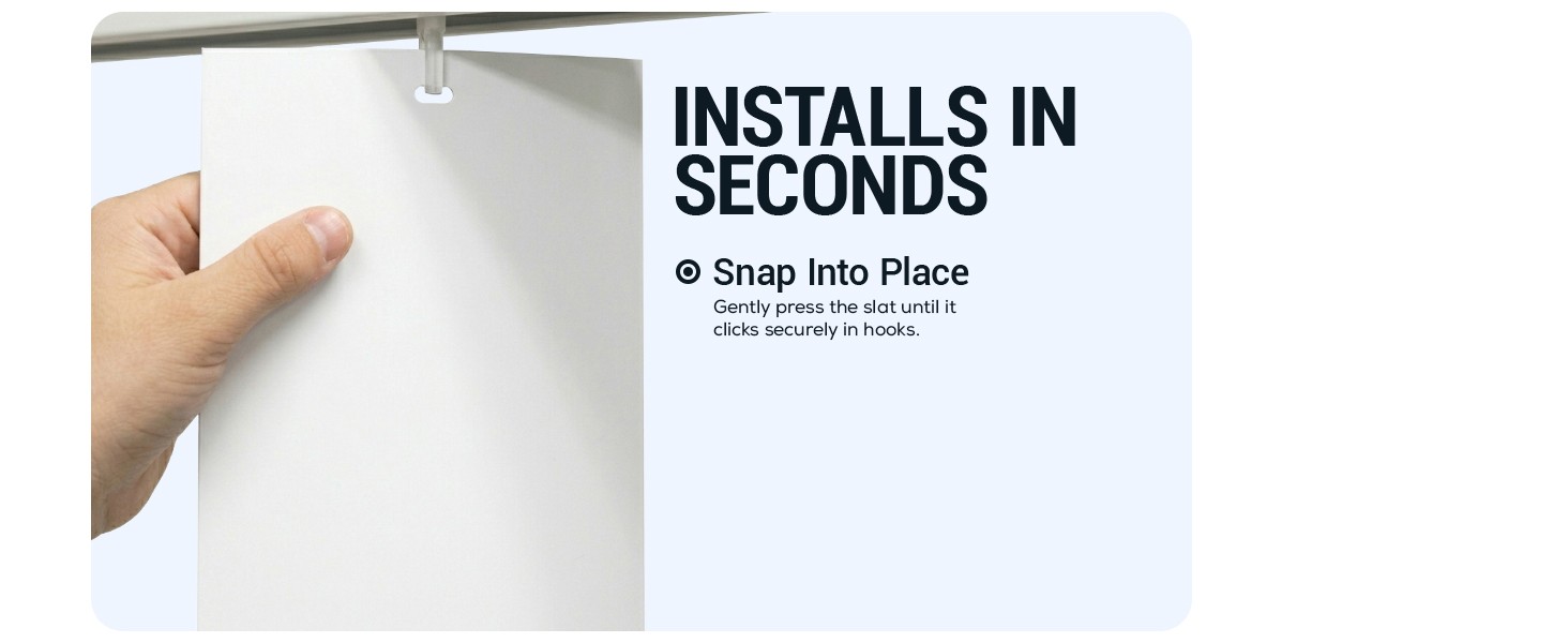 Vertical Blinds Replacement Slats Heavy Duty PVC Smooth Curved (White) You Pick