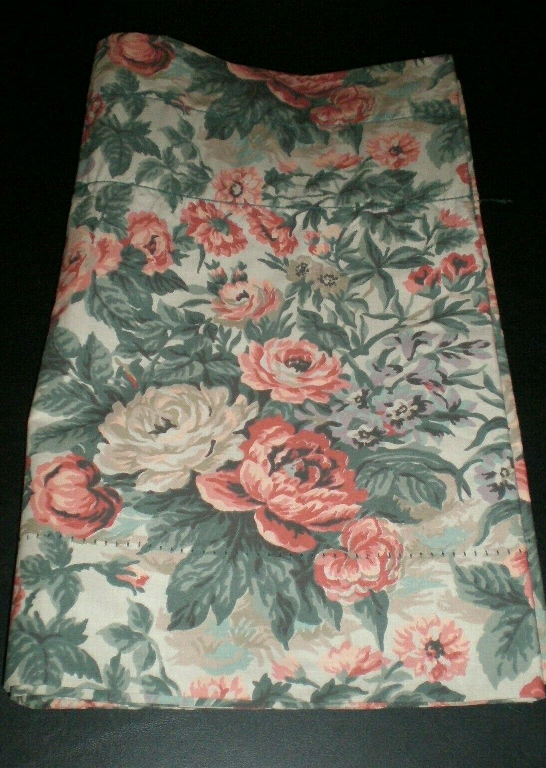 Ralph Lauren Kipling Blouson Valance Roses Mums Periwinkle Creams Red Khaki Rare