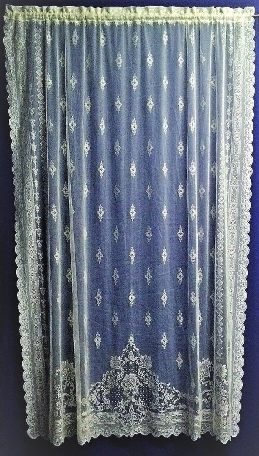 Court Of Versalle Ecru Lace Window Panel 60″ x 84″ Livingroom Bedroom