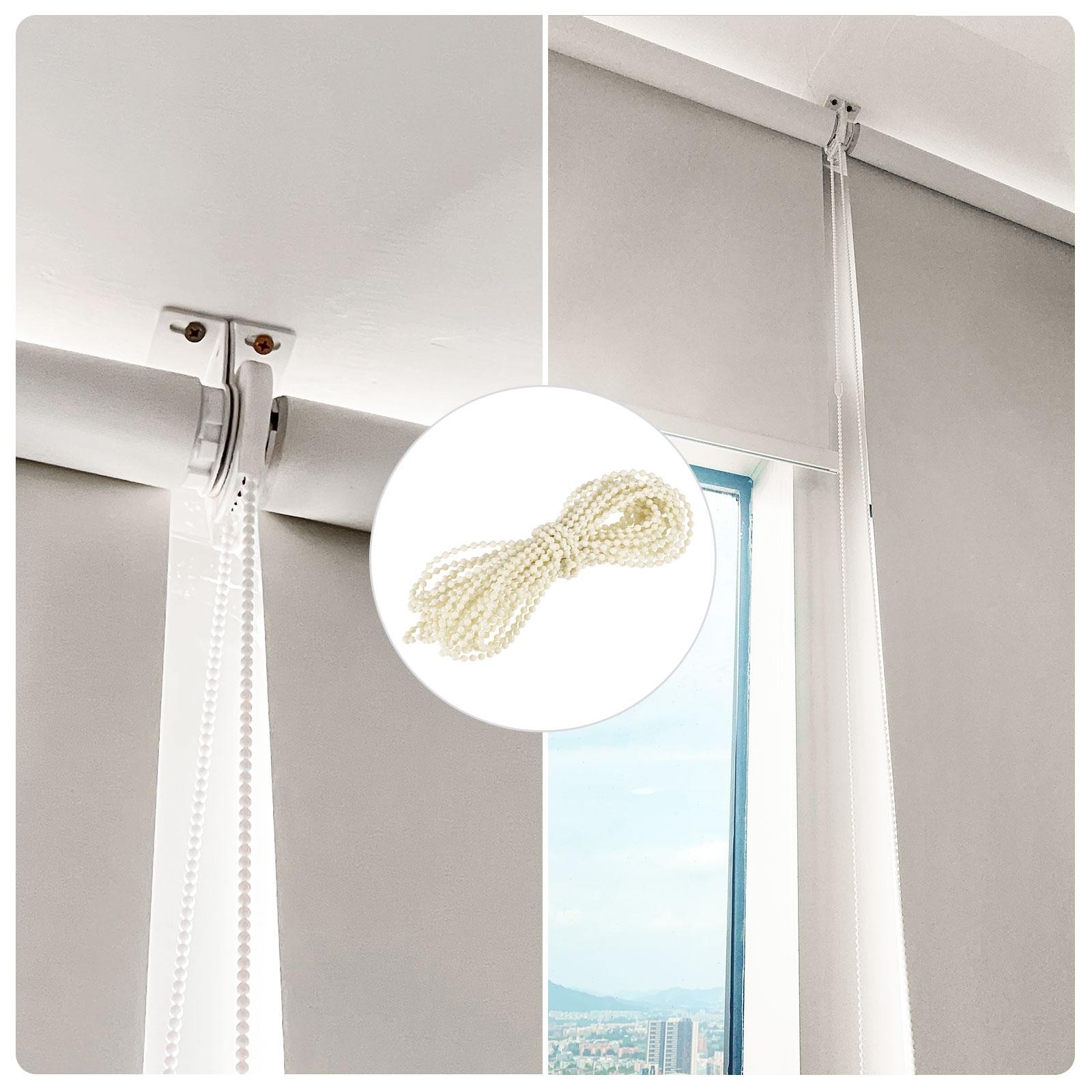 11 Yards Blinds Beaded Chain Roller Shade Cord for Window Repair Parts Beige