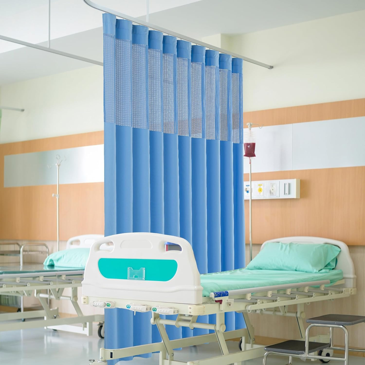 Flame Retardant Hospital Curtains Room Divider, Cubicle Curtains Divider Privacy