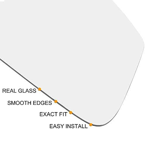 Car Rearview Right Side Heated Mirror Glass with Backing Plate 7632B610 for