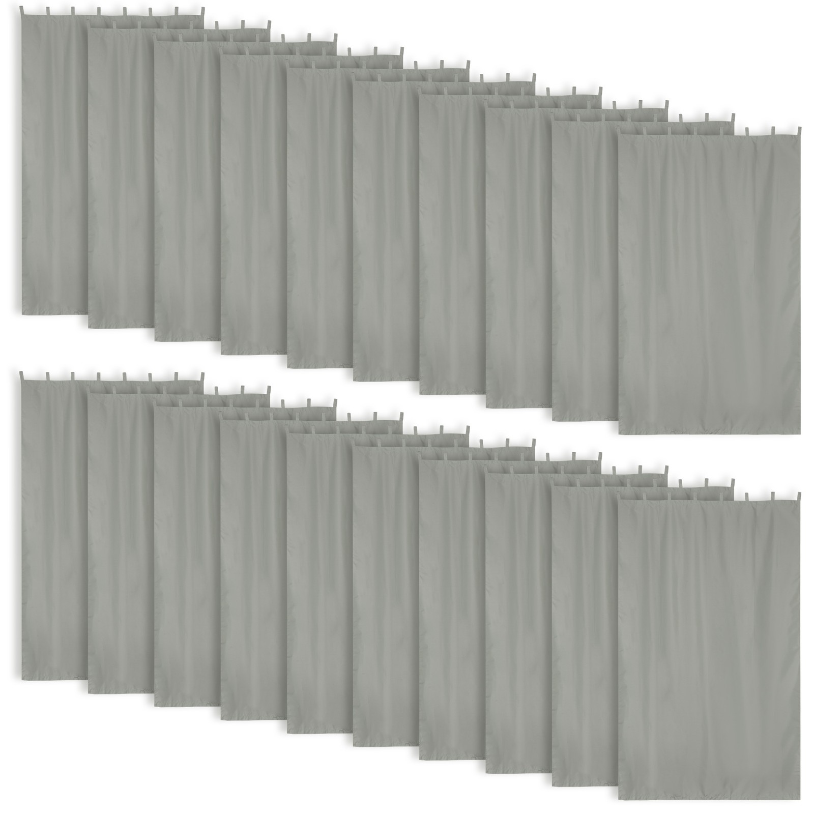54″x96″ Outdoor Curtain Tab Top Drape UV30+ Pergola Porch Yard Cabana 20 Pack