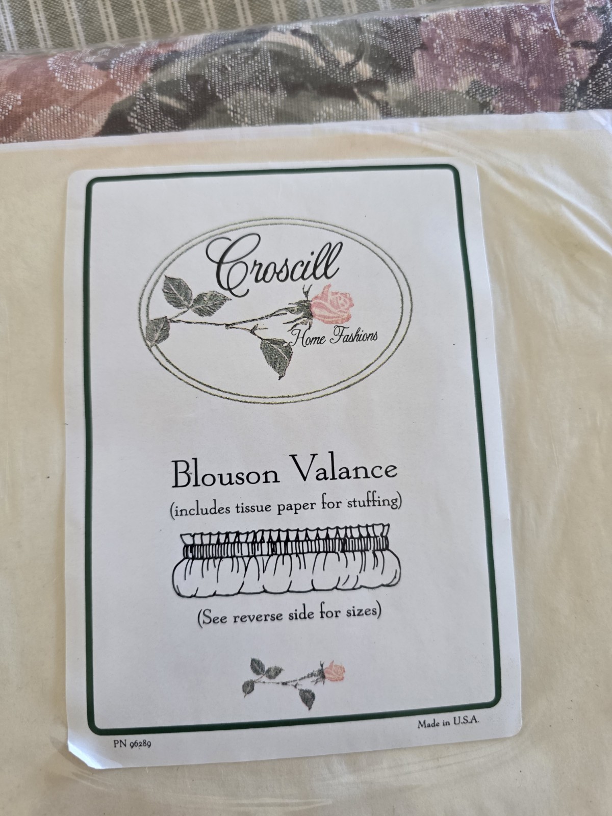 Croscill Classic Wovens Blouson Valance