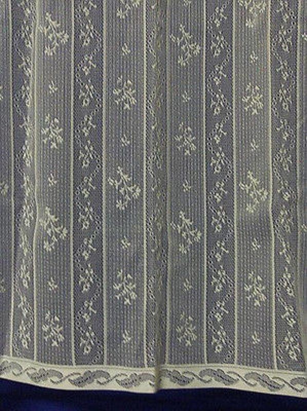 Ecru Lace Window Panel 60″ x 84″ Cottage Garden Livingroom Bedroom Diningroom