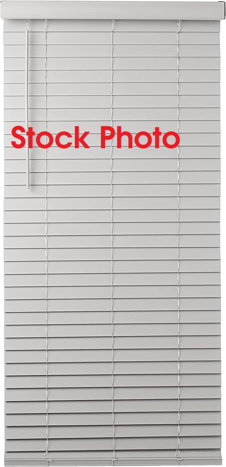 Achim Grey Cordless GII Madera Falsa 2″ Faux Wood Plantation Blind 31″ x 64″