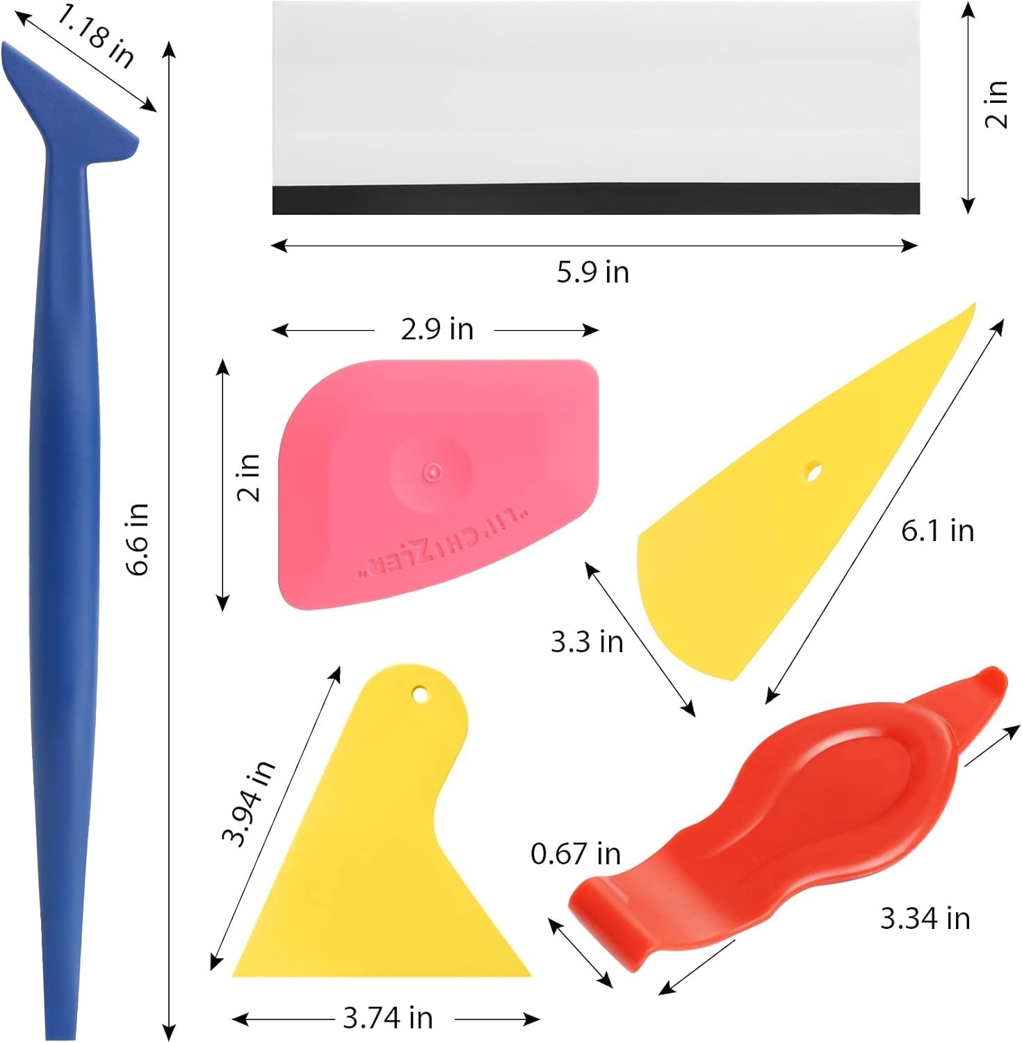 Herramienta Para Polarizar Ventana De Carro Auto Tinte Tint Tool Aplicación 45Pi
