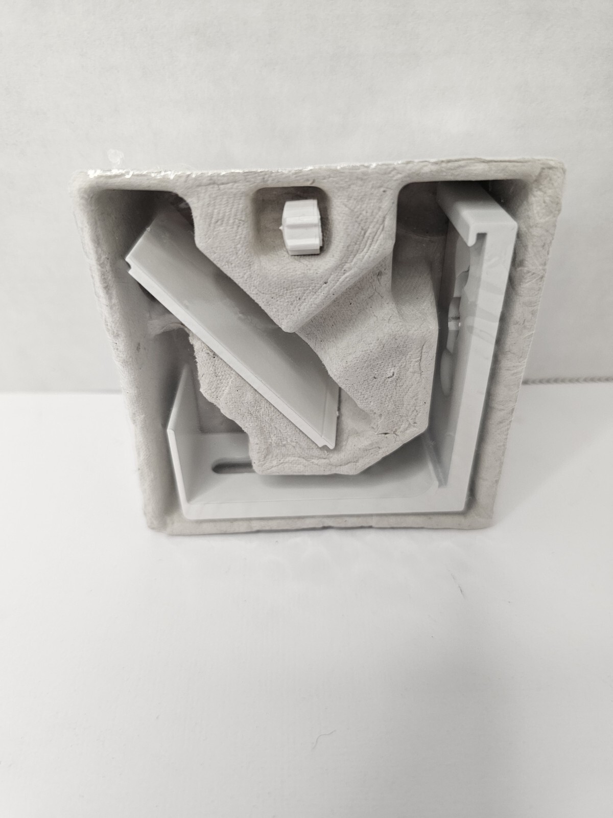 Ikea VIDGA Wall Bracket Metal, White, 2 ¼” 102.991.51