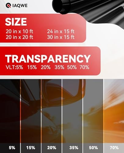 Ceramic Car Window Tint with 35% Percent VLT 24″ in x 100FT * 24IN 35% Vlt