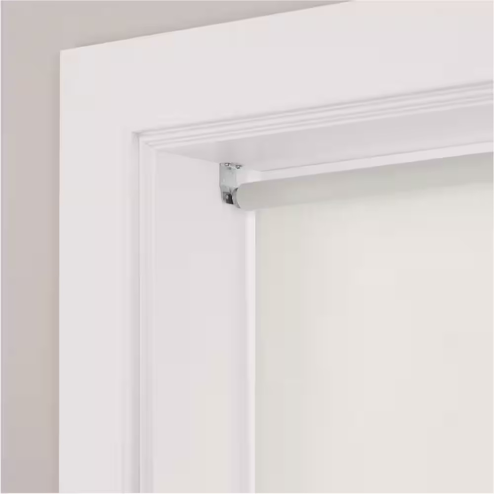 Cut to Size White Cordless Light Filtering Fabric Roller Window Shade 28 In. W X