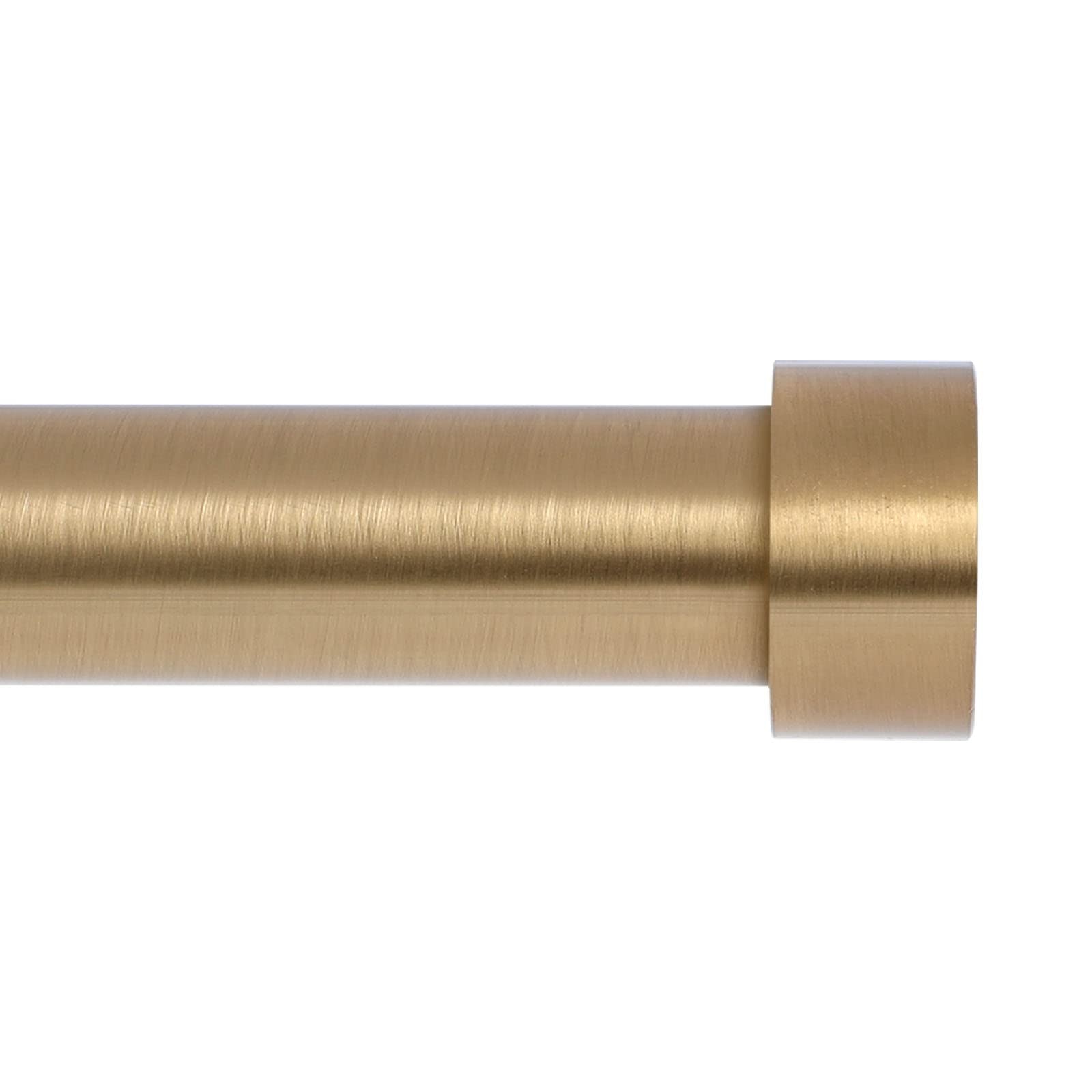 Gold Curtain Rods for Windows 66 to 120 Inch(5.5-10 Feet),1″ Diameter Drapery…