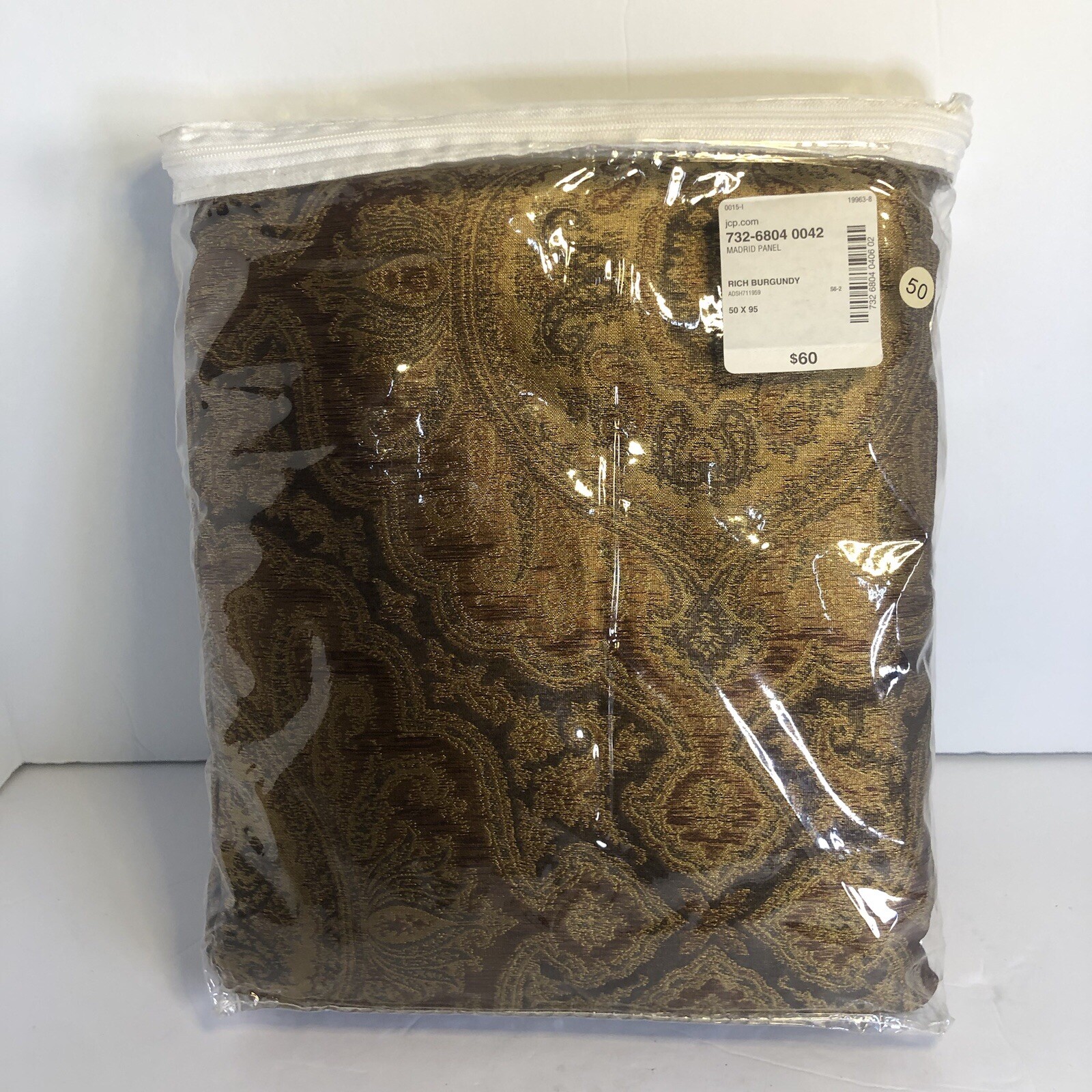 Royal Velvet Rod-Pocket Back-Tab Panel. JC Penny.