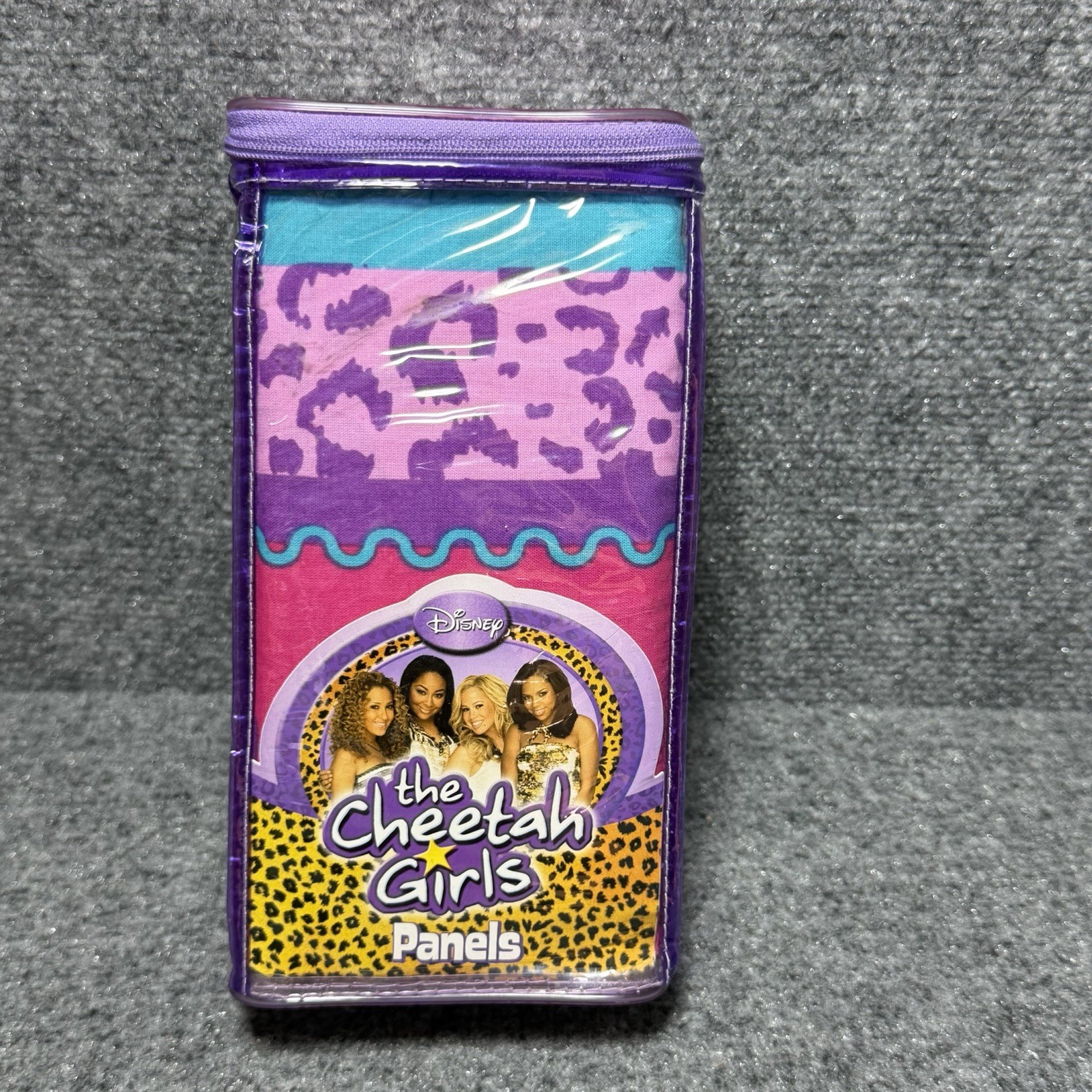Vintage Disney The Cheetah Girls Leopard Print Window Panels Cute Floral – Rare
