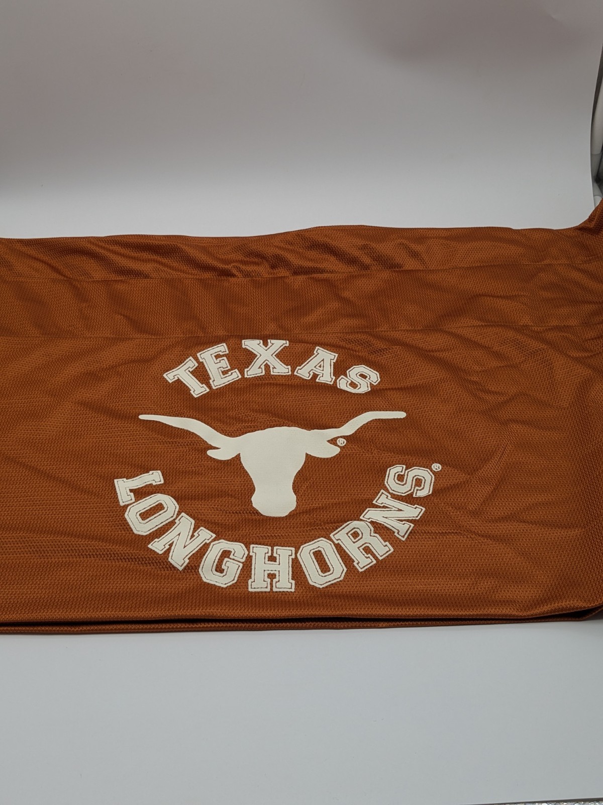 Texas Longhorns Window Valance Curtain Sports Coverage Burnt Orange Mesh Jersey