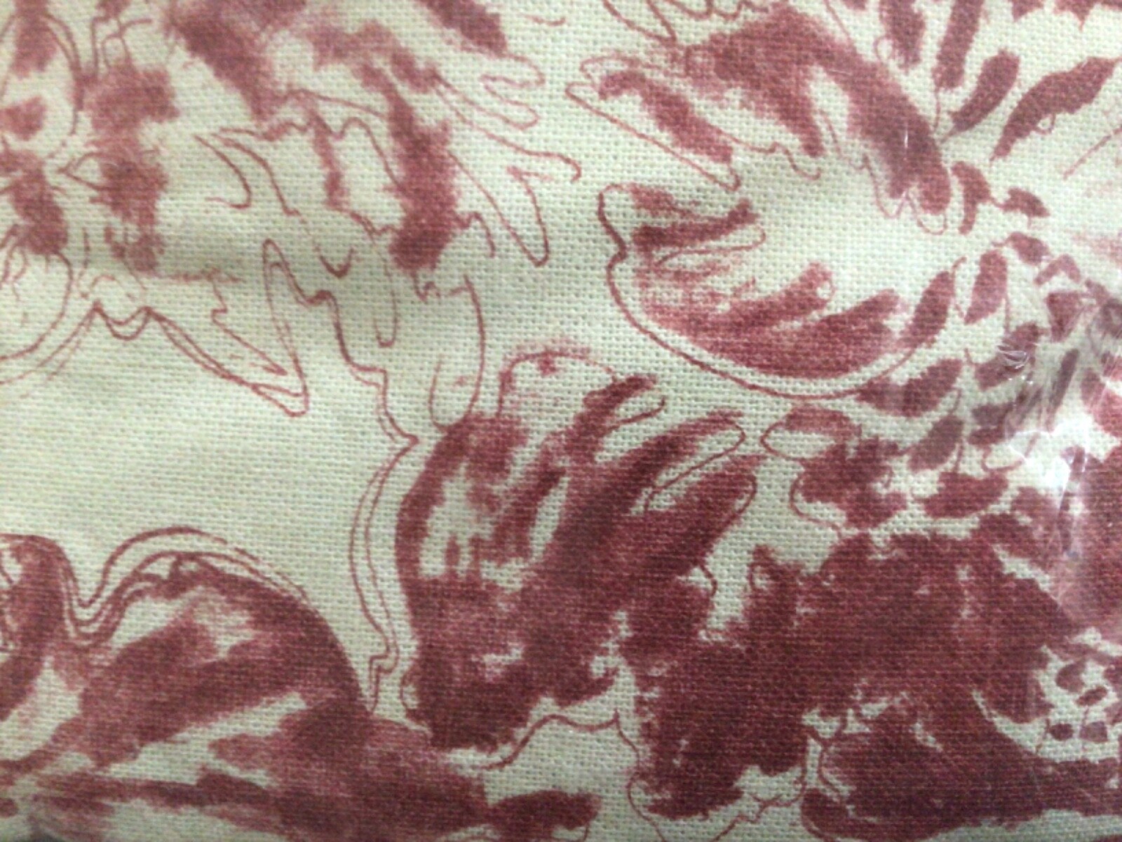 2 POTTERY BARN THEA PRINT BLACKOUT CURTAINS 50”x84” WARM RED MULTI NEW NO TAGS