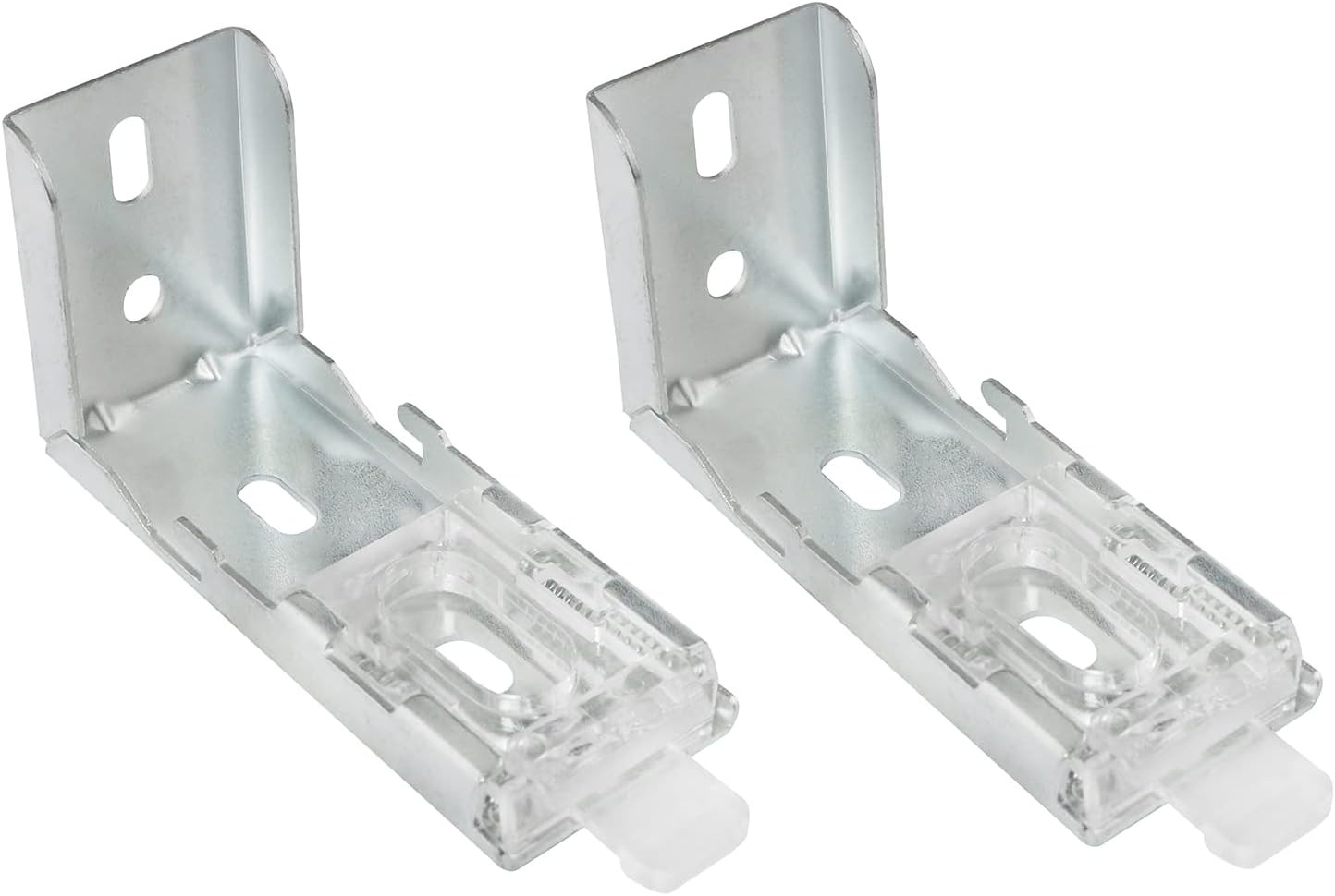 Mounting Bracket Snap Metal Clip 2PCS Fixed Code Roll Curtain Mounting Bracket