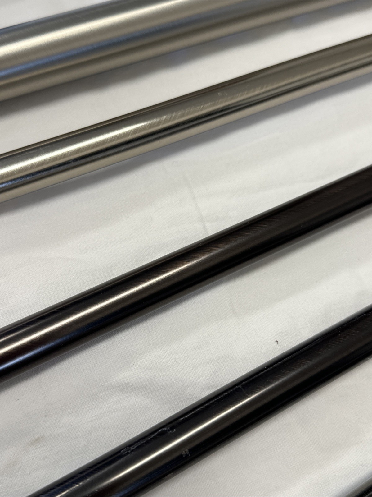 BUNDL 5 Assorted Window Curtain Rods With Hangers