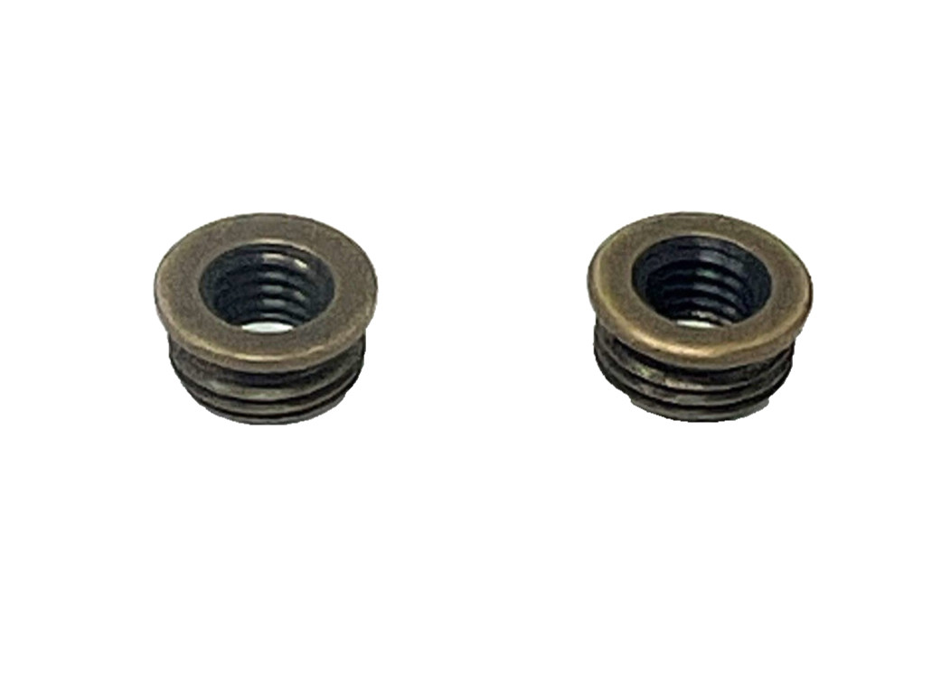 Set/2 Curtain Rod Finial Adapter Reducer, 1.25″ to 0.75″, Works w/ Pottery Barn