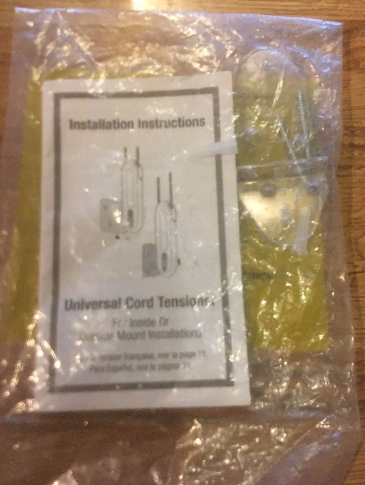 Hunter Douglas Universal Cord Tensioner for Inside or Outside Mount – KIT2350