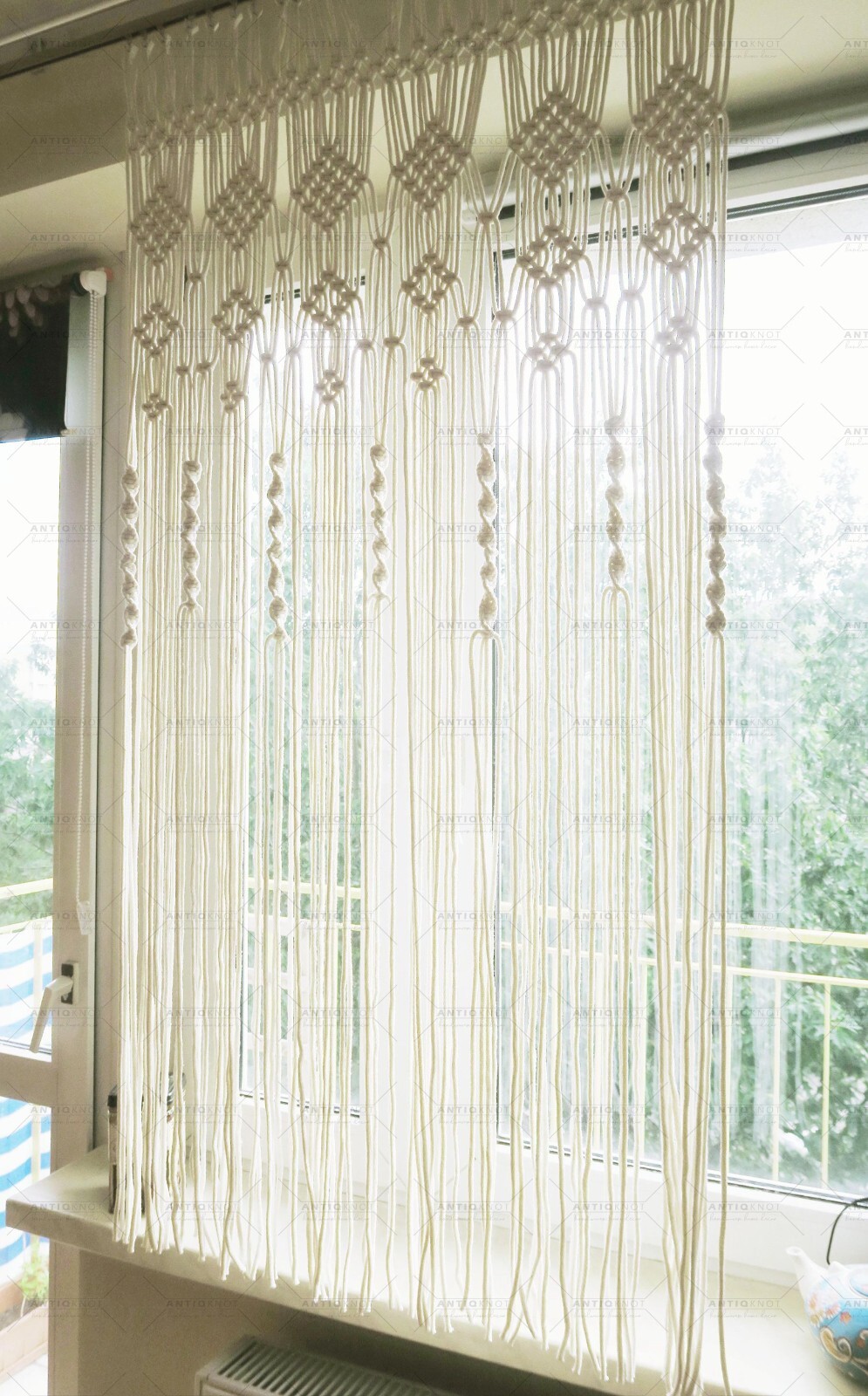 Macrame Door Curtain | large Wedding Backdrop | Large Tapestry | Window curtain