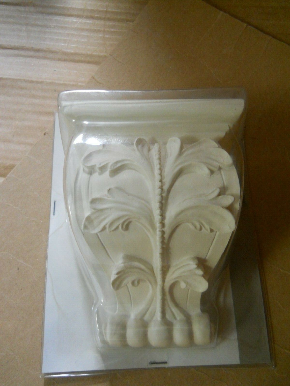 NIP Kirsch Embellished Sconce Soft Whitewashed, 6″ H x 5″ L x 3 1/2″ W