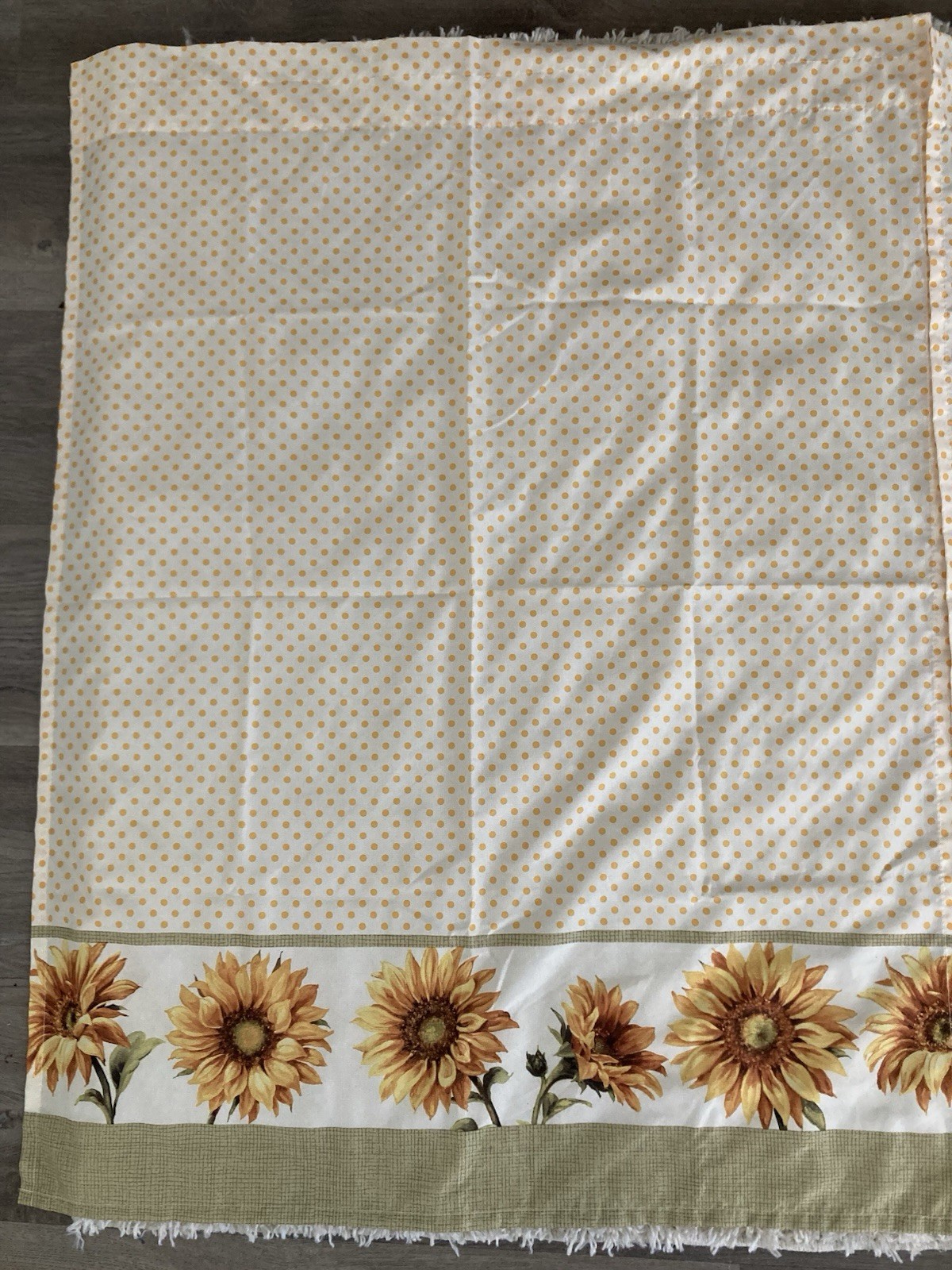 Sunflower Polyester Curtains 2 Set