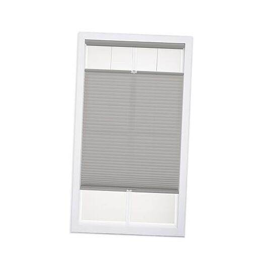 Cordless 1″ Light Filtering Top Down Bottom Up 62.5″W x 64″H Gray Cloud