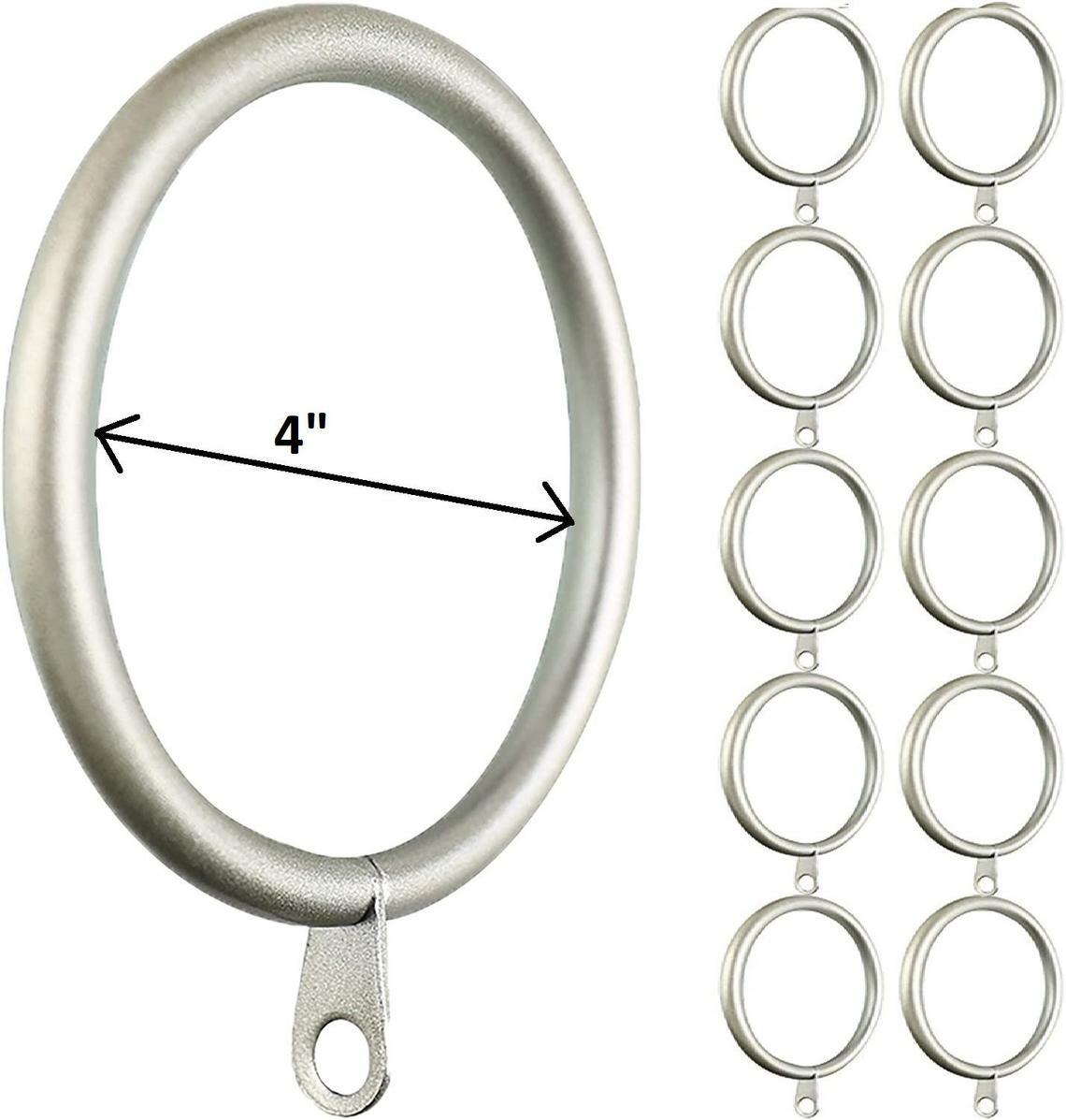 Very large rings for curtains 10 pcs 4″ Inch also 1.5″ 2.5″ Diameter eyelet loop