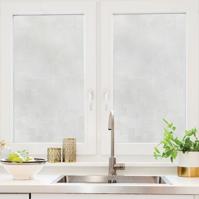 24-in x 36-in Privacy Decorative Window Film, Repositionable and Removable