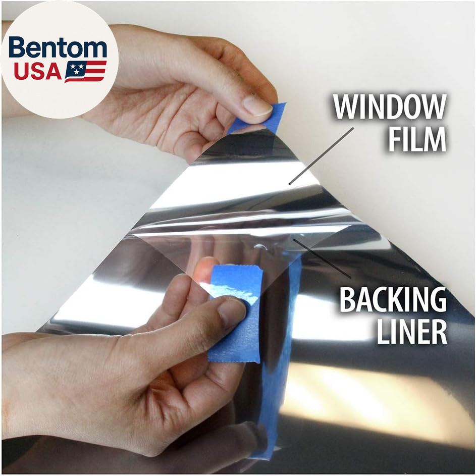 S05 Window Film Daytime Privacy and Heat Control Mirror Silver 5 (Very Dark) – 3