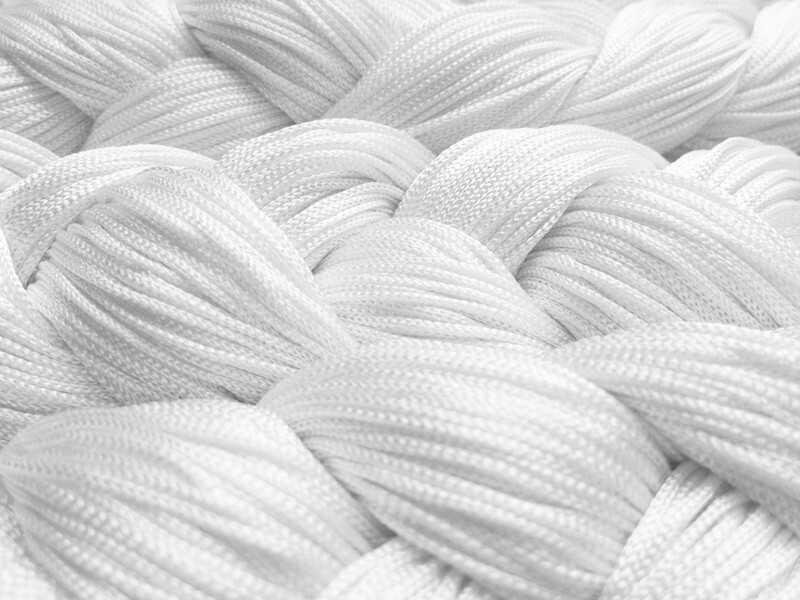 Thread Curtain 250cm x 400cm (W x H) Colour White in W1 Flame Retardant