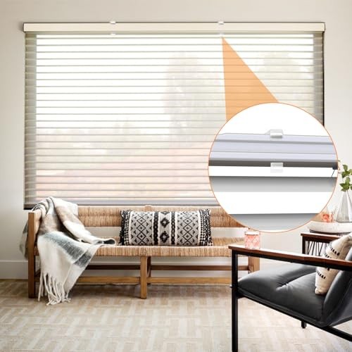 12pcs Valance Clips for Levolor Blinds,2 Inch Clear Blind Clips Plastic Hidden