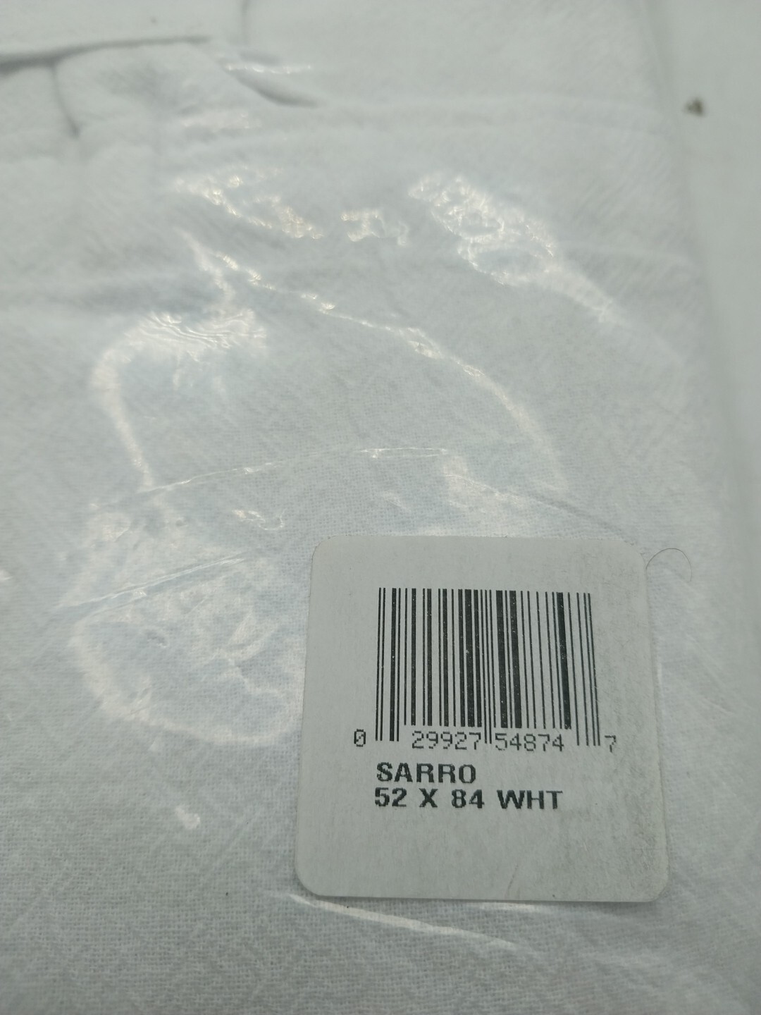 Archaeo Sarro Washed Cotton Light-Filtering Curtain Panel 52 x 84in White