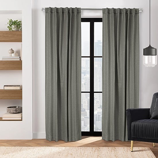 Thermalogic Galati Curtain Panel 52″x95″ Linen Room Darkening Rod Pocket