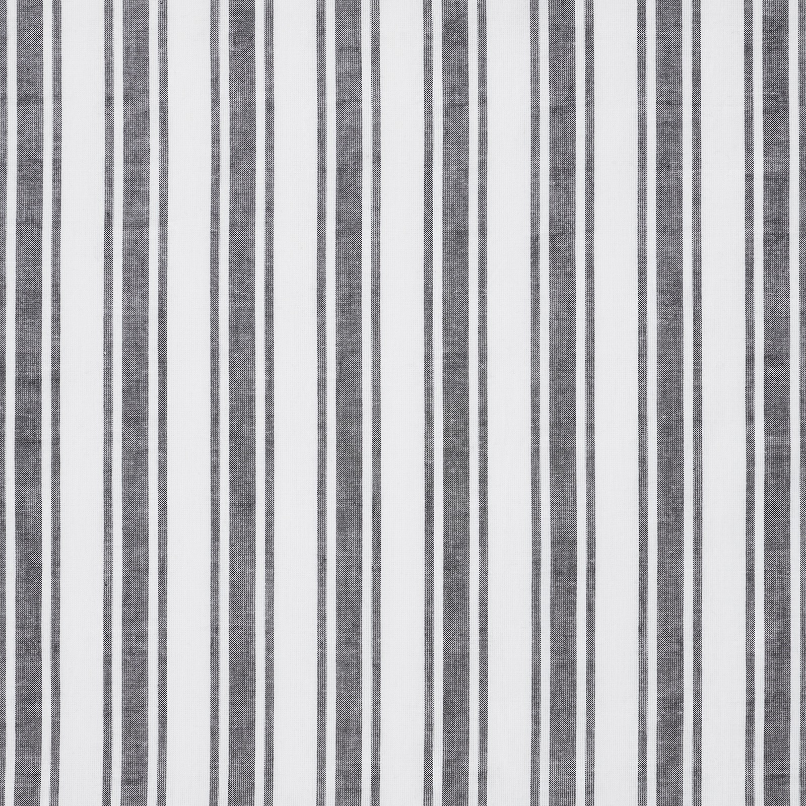 Farmhouse 24″x36″ Tier Pair Black Rod Pocket Kitchen Window Curtains VHC Brands