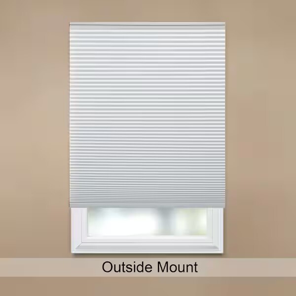 HDC Cordless Light Filtering Cellular 31″ W x 48″ L Shade in Snow Drift, NEW