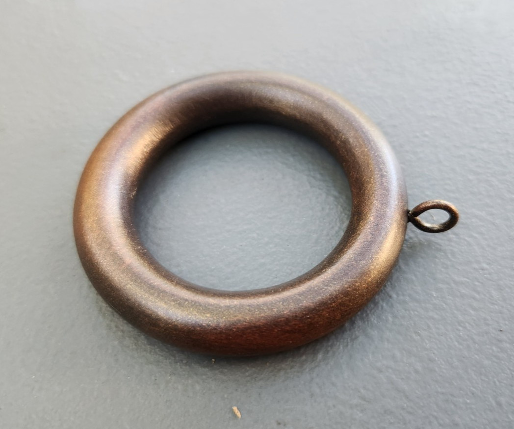 (10 Pack) Curtain Rings w/ Eye Hook 2″ ID