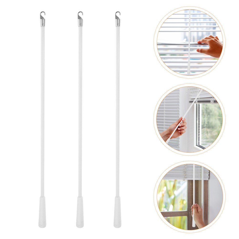 3 Pcs Drapery Pull Blinds Replacement Handle Grip Tilt Brown